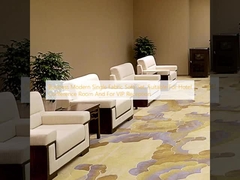 Бизнес-современный диван из одной ткани, подходящий для гостиничной конференц-залы и VIP-рецепции.