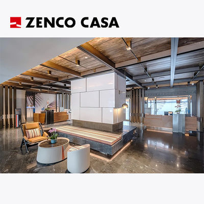 качество  Hotel Lobby Furniture Set Includes Lounge Chairs  Stools  Coffee Table  Sofa Cushions фабрика