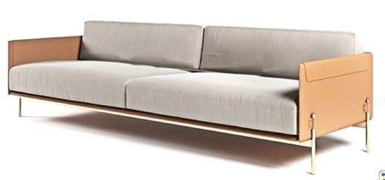 Софа 1800*900*790mm Settee водоустойчивой софы мебелей лобби гостиницы двойной современная