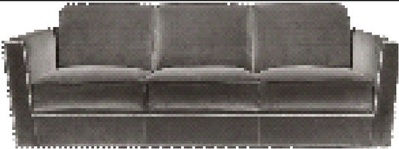 Софы верхнего сегмента ISO 18001 и мебель 180*80*82cm лобби гостиницы Loveseats